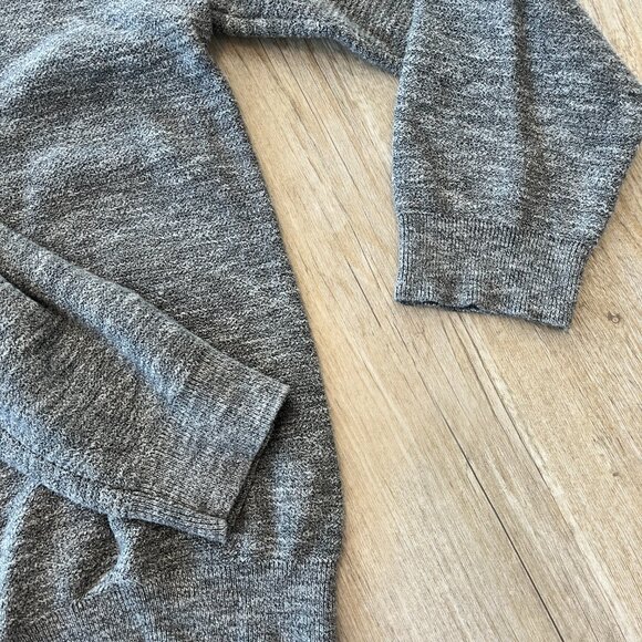 Mens Joseph Abboud Grey Quarter Zip Sweater - XXL - Picture 4 of 6